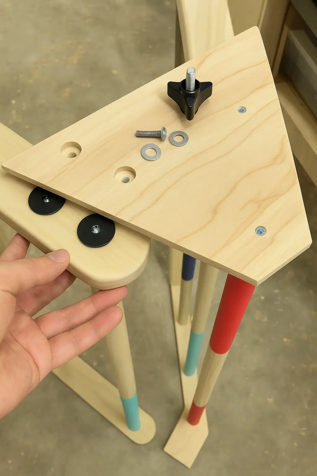 Hardware components for assembly